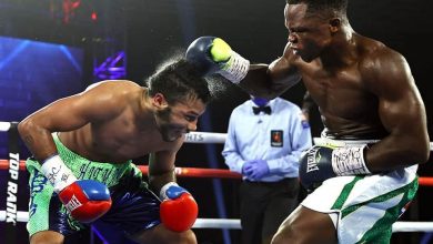 Photo of Isaac Dogboe ‘STOPS’ Chris Avalos, Easily Wins Comeback Bout By 8th-Round TKO