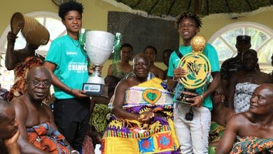 Photo of Otumfuo donates GH¢50,000 to Ampem Darkoa Ladies ahead of their Africa campaign
