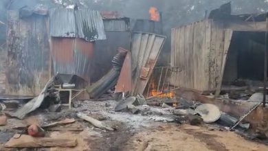 Photo of Video: Fire guts mini fuel station at Agogo