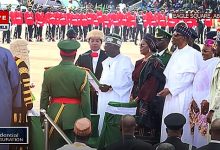 Photo of Nigeria’s Bola Tinubu sworn in as new President