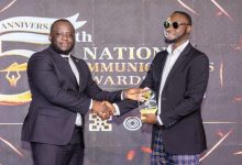 Photo of Gorbachev Awuah wins the Digital Marketer of the Year Award at the National Communication Awards
