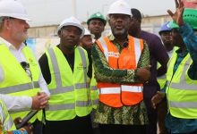 Photo of Mathew Opoku Prempeh inspects Africa’s largest Solar Rooftop Project in Tema