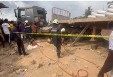 Photo of Tadi: Truck fails brake in busy town, kills ‘loading boy’ instantly