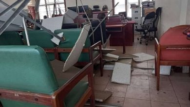 Photo of Court ceiling collapses following Tuesday’s downpour